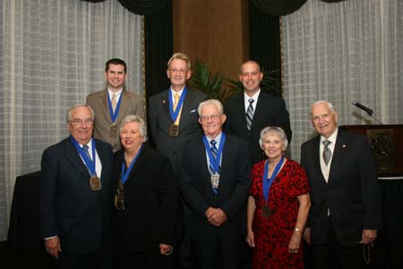 group photo of 2010 medal recipients
