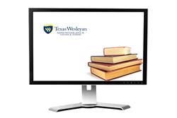 Picture of computer screen with CETL logo and book stack