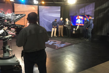 Coach Brennen Shingleton and members of the 2017 NAIA National Championship basketball team were invited to Fox 4 studios for a live interview with Mike Doocy. Watch the video here.