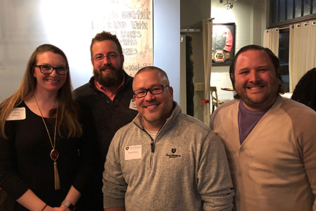 Texas Wesleyan’s new online MBA program, which is designed for working adults and can be completed in as little as one year, hosted a holiday meet and greet at Fixture Kitchen and Social Lounge on Dec. 13.