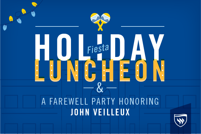 Photo featuring the Holiday Luncheon and farewell celebration honoring John Veilleux.