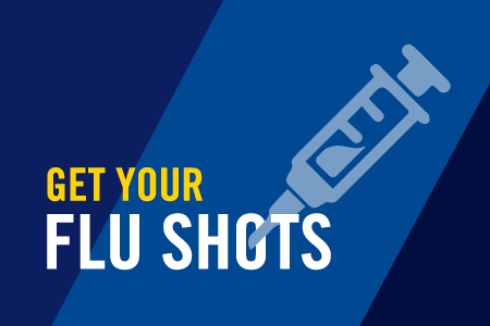 Employee flu shots on campus