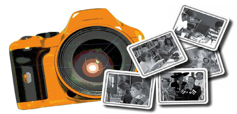camera with photos