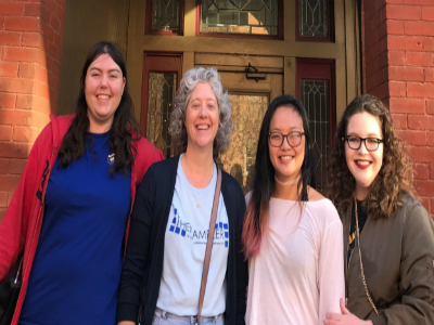 Hannah Onder, Dr. Kay Colley, Tina Huynh, and Hannah Lathen attended TIPA in 2018