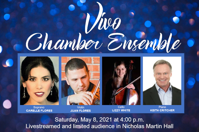 Publicity for Vivo Chamber Ensemble May 8 2021