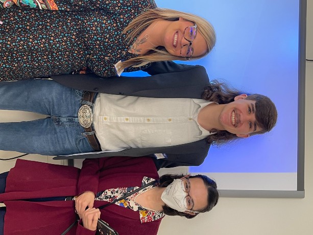 3 students from TXWES who presented at MEMNTO 2024 conference