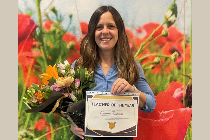 Diana Thomas, Teacher of the Year