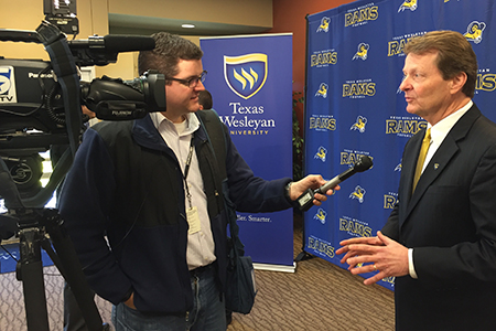 Check out this news story from reporter Chris Van Horne on NBC 5/KXAS about Texas Wesleyan’s new football program, and its impact on economic growth and the revitalization of Southeast Fort Worth.
