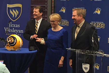 Texas Wesleyan is bringing back the football program after an almost 75 year hiatus. Come Fall 2016, we’ll have a red-shirt leadership class ready to practice and scrimmage until they start playing official games Fall 2017