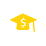 scholarship button icon