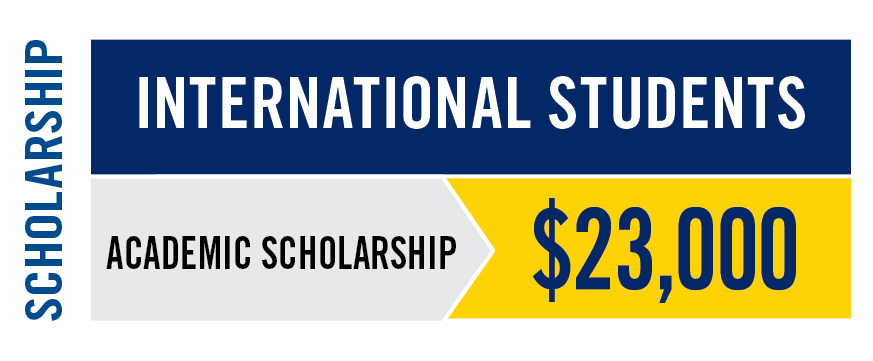 International Students Scholarship graphic