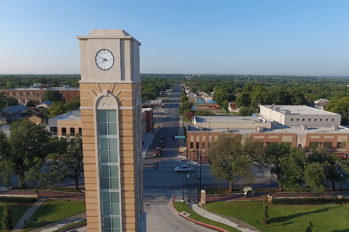 Image of Texas Wesleyan clocktower