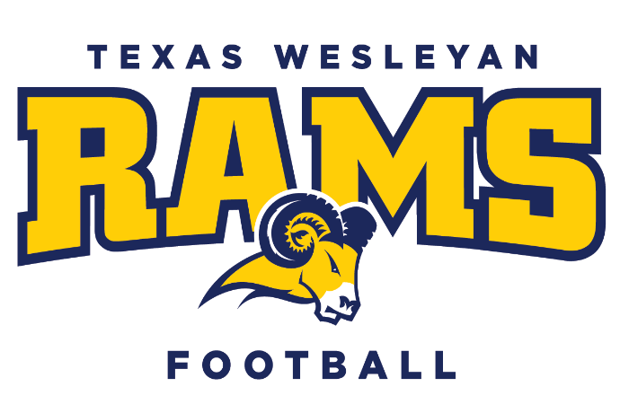 Image of Texas Wesleyan football logo on white background