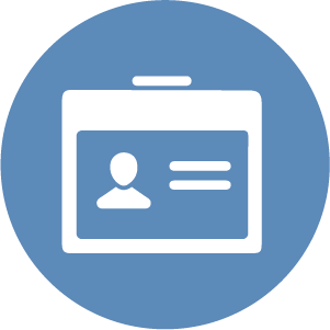 Graphic of personal ID to represent personal statement
