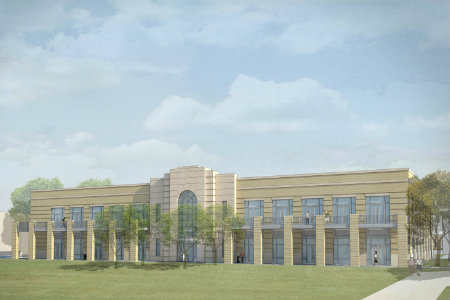 Rendering of the Nick and Lou Martin University Center