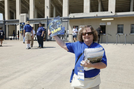 Texas Wesleyan’s inaugural football season is underway and the university is recruiting faculty, staff, alumni and students to volunteer on Game Day to help with everything from selling and taking tickets to driving golf carts.