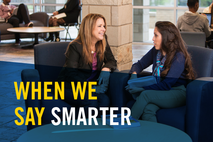 Texas Wesleyan is proud to announce the launch of the “When we say Smarter” campaign to focus the entire campus community on communicating the academic value of a Texas Wesleyan degree to our current and future students, and beyond.