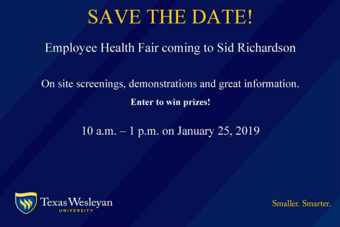 Employee health fair save the date