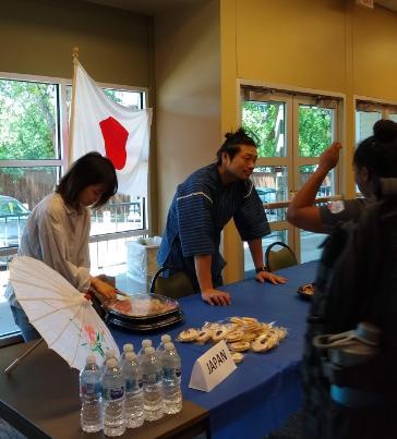 Students from Japan shared their culture and food to the Ramily at this year's Asian Pacific and Islander American Heritage Month Celebration Month.