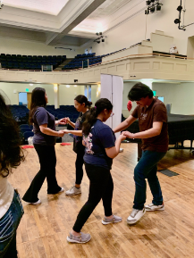 Students Enjoying Valentines Day Salsa Dancing