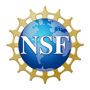 The logo for the National Science Foundation (NSF)