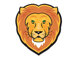 Image of cartoon lion serving as logo for Como Elementary