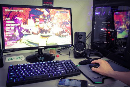 Picture of computer with Esports game on screen
