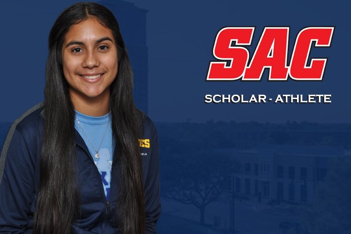 Photo of TXWES student-athlete Raquel Ramos, one of the SAC scholar-athletes honored