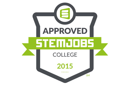 The STEM JobsSM Approved Colleges survey measures how effectively schools align their programs to high demand, high paying STEM jobs, and how well they assist their students in achieving career aspirations in STEM fields. 