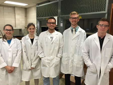 Through the support of the Robert A. Welch Foundation, students in the Department of Chemistry and Biochemistry are performing undergraduate research projects this summer.
