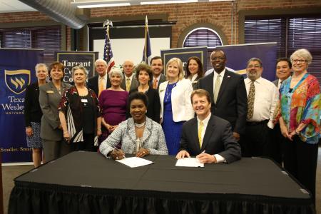 Texas Wesleyan and TCC announce new articulation agreements